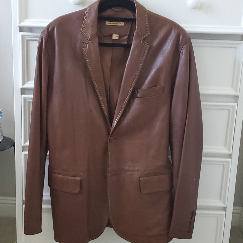 John Varvatos leather jacket